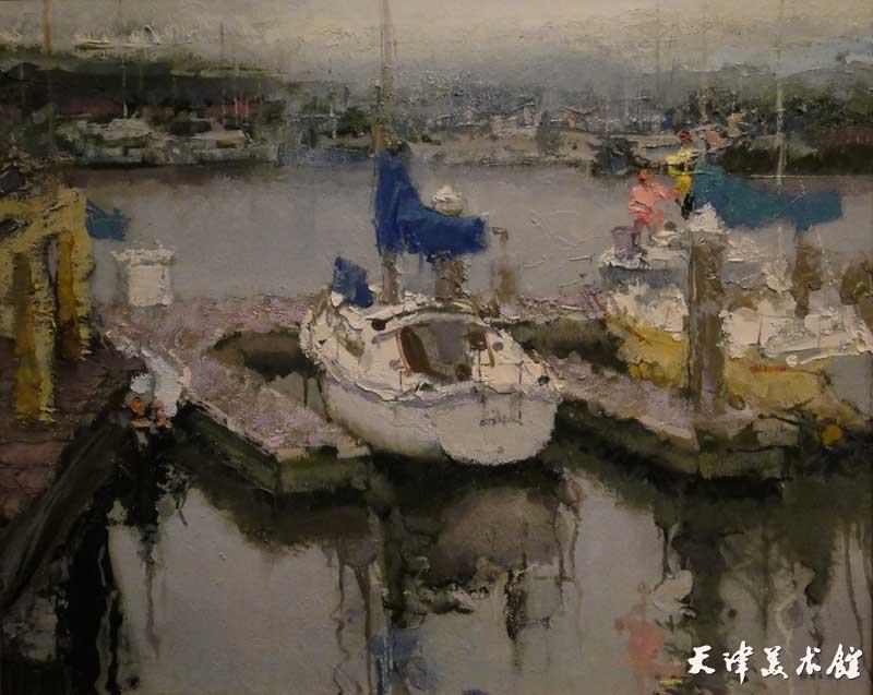 020-静静的港湾-张京生-80×60cm.jpg