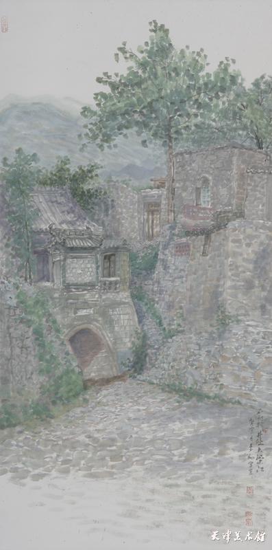李翔-石头村-138x68cm2010年.JPG