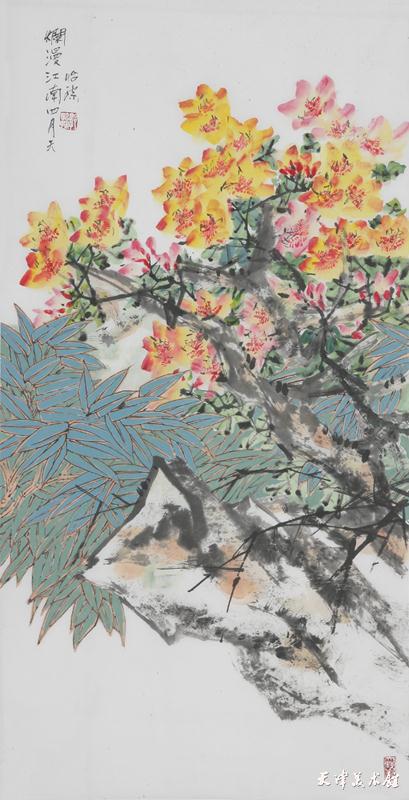 郭怡孮-烂漫江南四月天-138x68cm.jpg