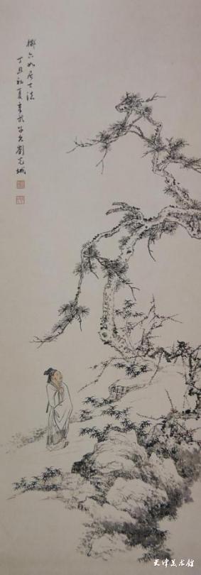 图二 《松梅高士图》，1937年，天津博物馆藏.jpg